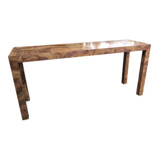 Vintage Parsons Console Table For Sale