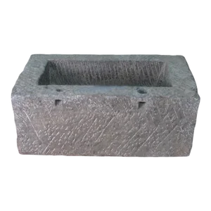 Antique Long Hand Chiseled Stone Trough