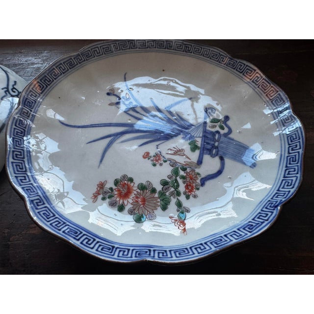 Japanese Antique 19th Century Imari Arita Paired Export Porcelain - a Pair For Sale - Image 3 of 9