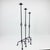 Metal Hand Forged Iron Candelabra Set of 3 (101-121cm) Antique Copper Finish Heavy Rope Twist Stem with Openwork Cage Detail For Sale - Image 7 of 8