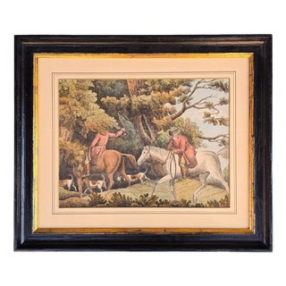 Thomas Hand, Going to Cover, 1800s, Watercolor For Sale