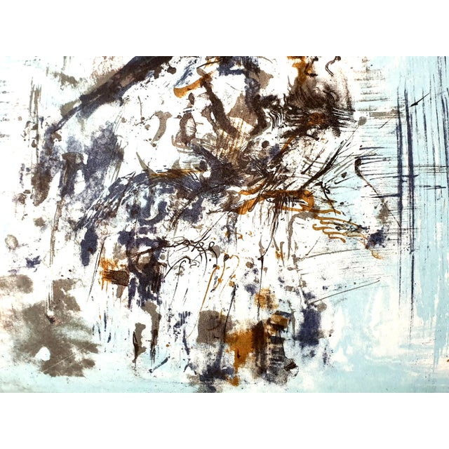 Zao Wou-ki - Original Lithograph - Abstract Composition 1962 For Sale - Image 6 of 8