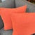 Woven Coral Throw Pillows, Pair For Sale In San Francisco - Image 6 of 9