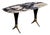 Coffee Table with Polished Onyx Top attributed to Guglielmo Ulrich, 1950s For Sale