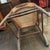 Antique Farmhouse Style Hand Tied Cane Chair With Burl Inlays For Sale - Image 12 of 18