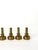 Brass Mini Candleholders by Hans-Agne Jakobsson, Sweden, 1950, Set of 8 For Sale - Image 3 of 6