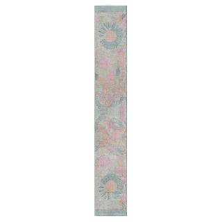 Modern Silk Fragment Runner by Doris Leslie Blau For Sale