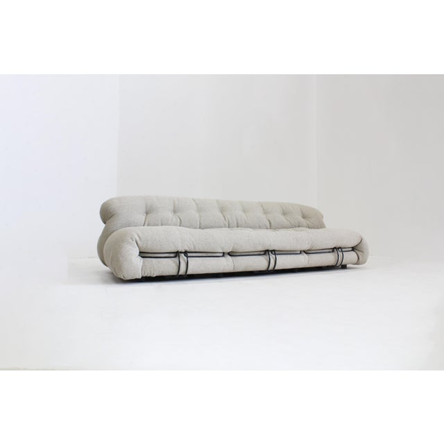 Soriana Three-Seater Sofa by Afra and Tobia Scarpa for Cassina, 1970s For Sale - Image 9 of 13