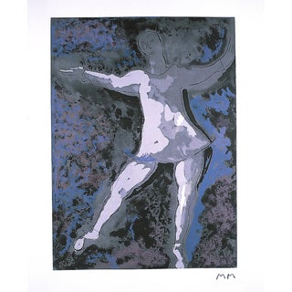 Marino Marini, Dancer II, Etching, 1977 For Sale