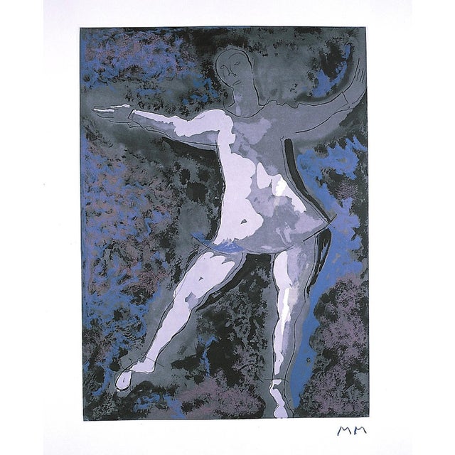 Marino Marini, Dancer II, Etching, 1977 For Sale
