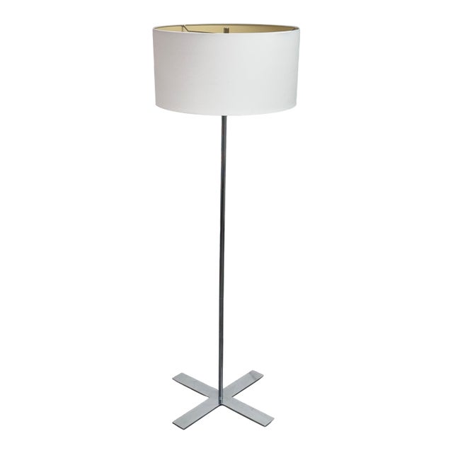 Crate & Barrel X Base Floor Lamp For Sale