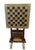 Brown Handmade Arabic Folding Chess Table – Solid Wood & Mother of Pearl Inlay For Sale - Image 8 of 11