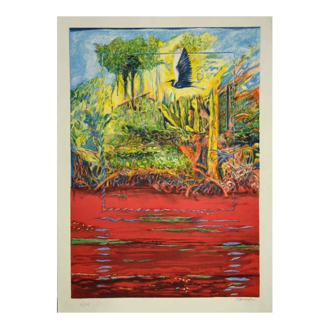 Robert Carroll, Landscapes, Lithograph, 1970s For Sale