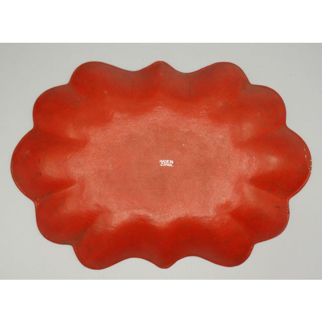 Antique Japanese Lacquer Papier Mache Tray For Sale - Image 6 of 8