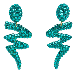 Richard Kerr Turquoise Jeweled Earrings