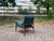 Mid-Century Petrol and Teak Easy Chair from Wilhelm Knoll Antimott, 1965 For Sale - Image 10 of 18