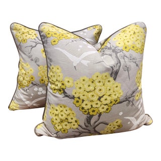 Set of Two Osborne & Little “Japonerie” Pillows For Sale