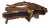 Freeform Sculptural Organic Modern Wood Sofa Bench For Sale