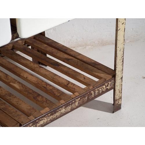 Japanese Industrial Worktable with Drawers For Sale - Image 5 of 13