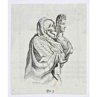 Johann Heinrich Lips, The Hypocrisy of Female Appearance, Etching, 1780s For Sale