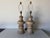1980’s Vintage Handmade Organic Terracotta Table Lamps – A Pair For Sale - Image 4 of 12