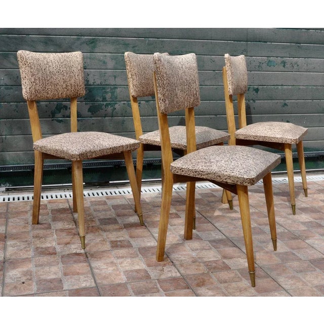 French Chairs, 1950s, Set of 4 For Sale - Image 12 of 12