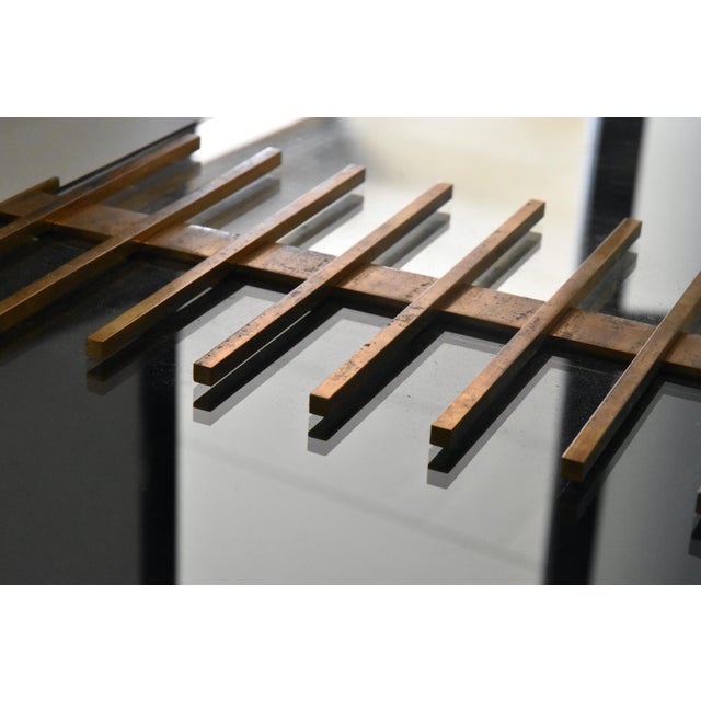 Ettore Sottsass Wall Mirror by Ettore Sottsass Jr. and Santambrogio and De Berti, 1950 For Sale - Image 4 of 16