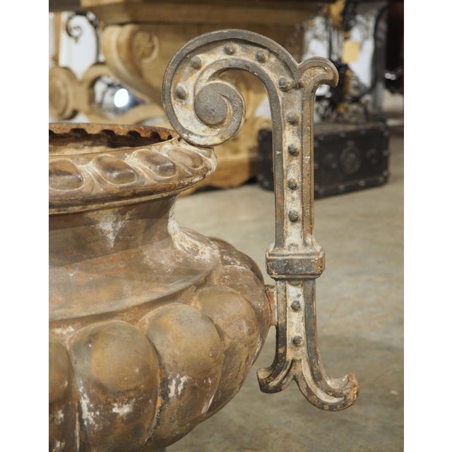 French Pair of 19th Century Alfred Corneau Stamped Cast Iron Pots From France, “No. 2” For Sale - Image 3 of 18
