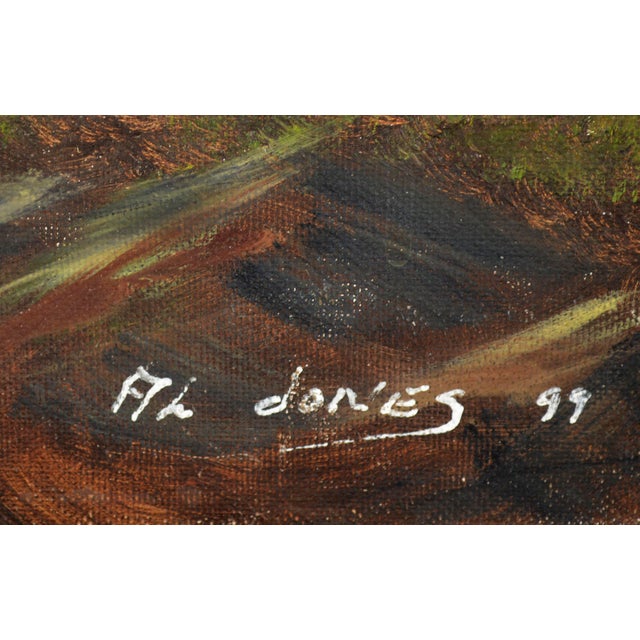 Mountain Farm Landscape by Al Jones For Sale - Image 4 of 4