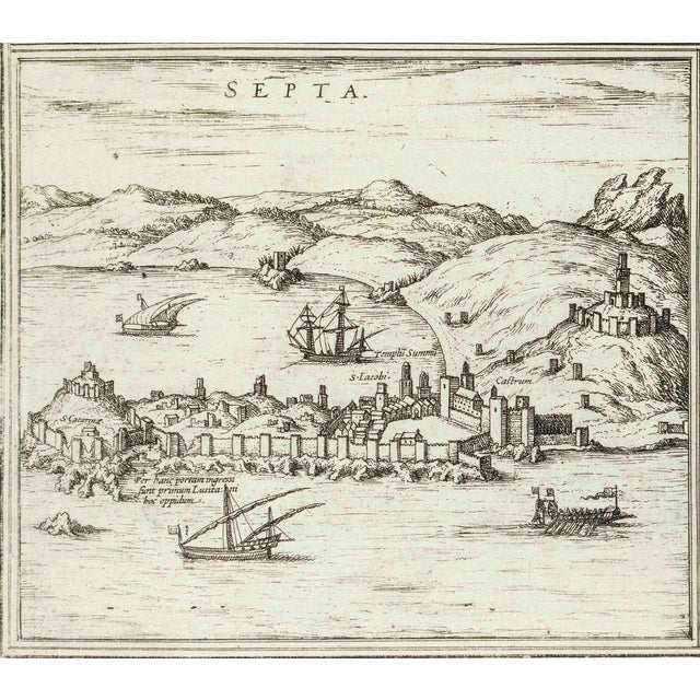 ''Septa'', from the collection ''Civitates Orbis Terrarum'', Cologne, T. Graminaeus, 1575. The “Civitates Orbis Terrarum”...