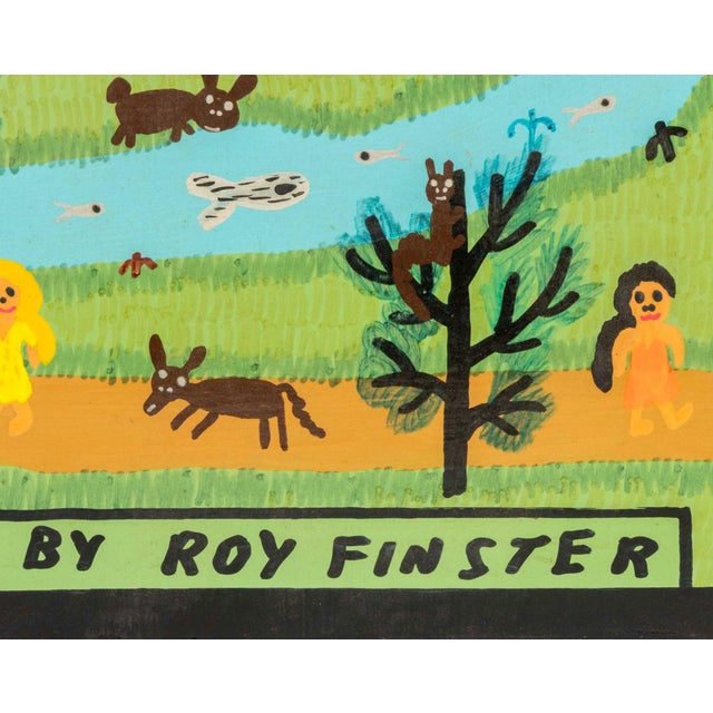 1990s Roy Finster "Cabin by the Stream", 1993 For Sale - Image 5 of 8