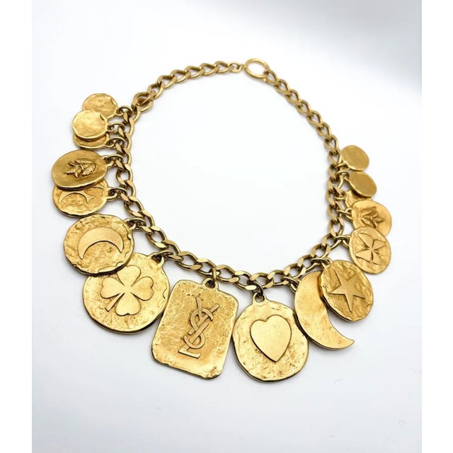 Vintage Necklace by Yves Saint Laurent, 1980s For Sale - Image 3 of 7