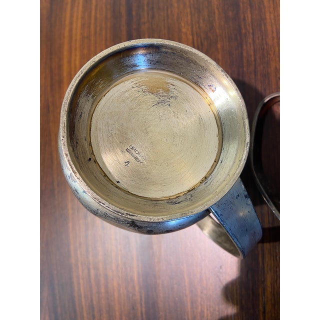 Silver-Plated Metal Teapots by Gio Ponti for Broggi, 1964, Set of 2 For Sale - Image 4 of 7