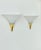 Pair of wall sconces produced by Limburg, featuring a patinated brass frame and an opaline glass diffuser, manufactured in...
