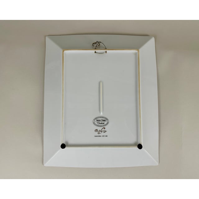 Beige Artis Orbis Porcelain Plate by Carl Larsson for Goebel, 1989 For Sale - Image 8 of 9