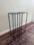 Metal Pair of Vintage Petite Patinated Metal Plant Stands For Sale - Image 7 of 10