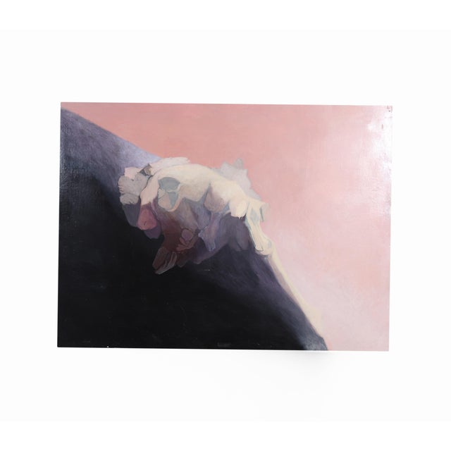 J. Dupain, Abstract Composition, 1960, Oil Painting on Board For Sale - Image 9 of 9
