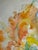 Mid-Century Modern Midcentury Watercolor Flowers Still Life Drawing Molly J. Schiff Framed For Sale - Image 3 of 3