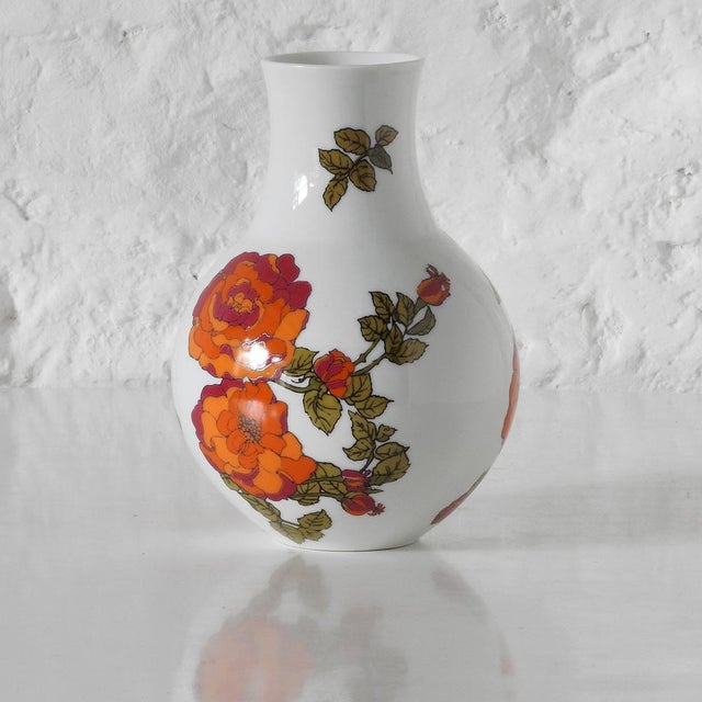 Forest Green Vintage Porcelanas Bidasoa Vase, 1970s For Sale - Image 8 of 8