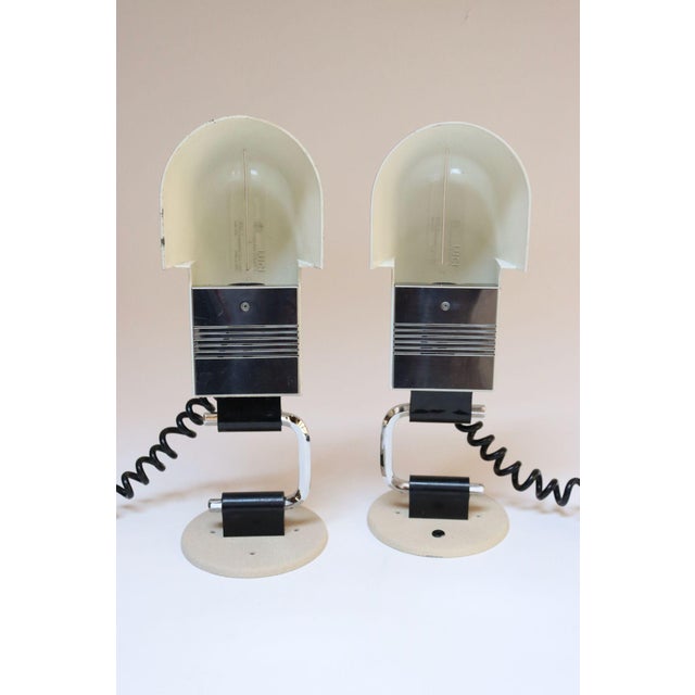 Luci Italia Pair of Vintage Italian "Pala" Wall Scones by Danilo & Corrado Aroldi for Luci For Sale - Image 4 of 18