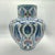 Blue Handmade Monumental Floor Vase (50cm) – Classic Iznik Pattern with Cypress – Ottoman Court Art For Sale - Image 8 of 9