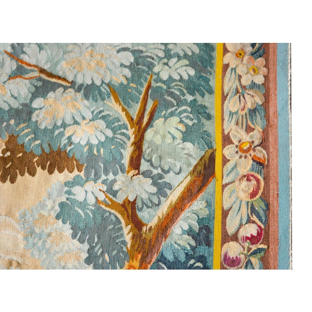 Textile Late 19th Century French Aubusson Tapestry For Sale - Image 7 of 11