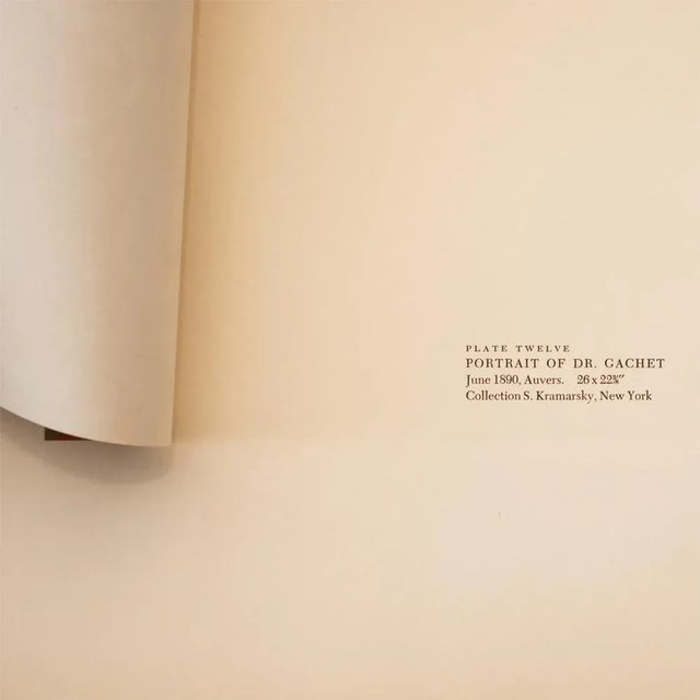 1954 After Van Gogh "Portrait of Dr. Gachet", First Edition Print For Sale In Dallas - Image 6 of 9