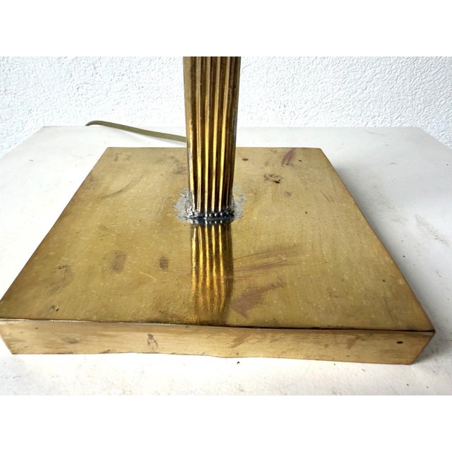 2000 - 2009 Ginkgo Lamp DLG Tommaso Barbi in Brass-Plated Metal, 2000s For Sale - Image 5 of 15