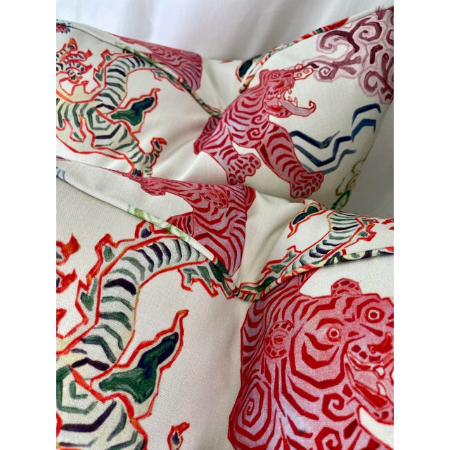 Hamilton Fabrics "Himalaya" in Natural 22" Pillows a Pair Chairish