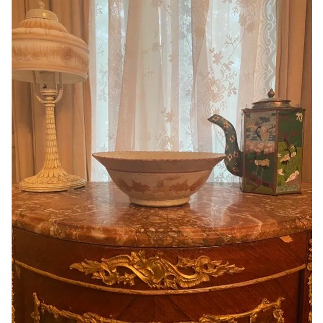 1930s Chinese Cloisonné Green With Flowers and Birds Teapot For Sale - Image 12 of 13