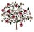 Vintage Metal Floral Tree Wall Sculpture For Sale - Image 4 of 12