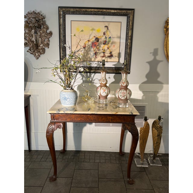 Wood 18th Century Wonderful Period Georgian Console Tabke For Sale - Image 7 of 8