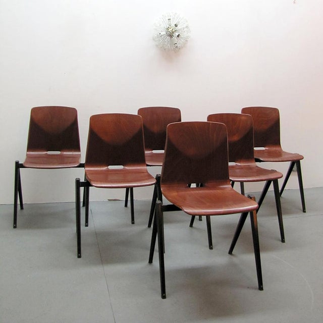 Industrial Dining Chairs by Elmar Flötotto, 1970 For Sale - Image 9 of 10