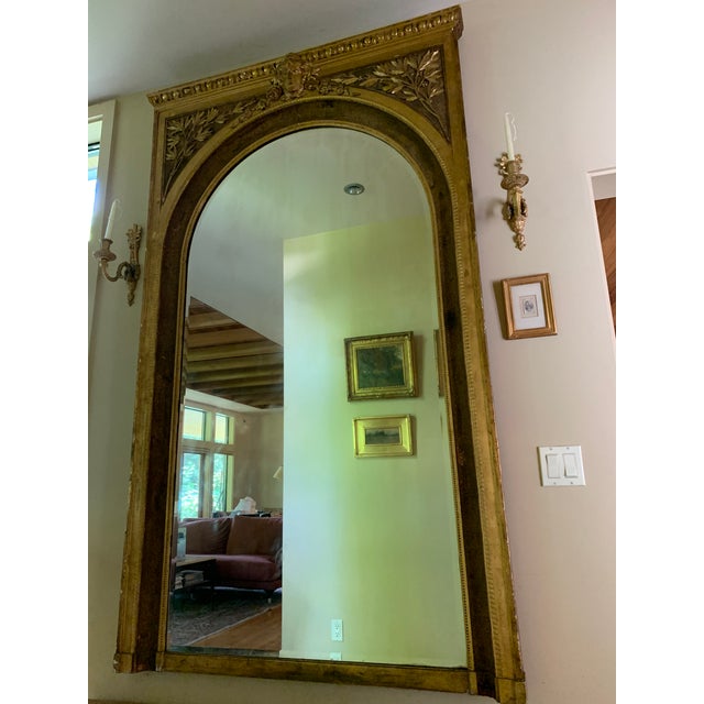 Extra Large Antique Gilt Full Length Mirror Chairish